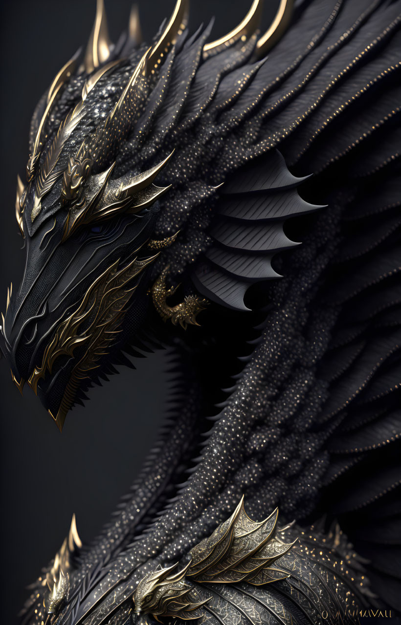 Black Dragon portrait