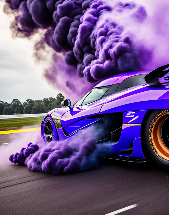 Purple Koenigsegg Hydra 