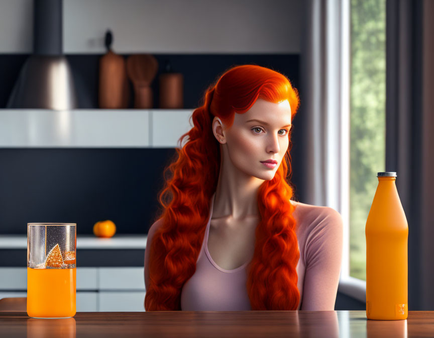 A juice for redhead