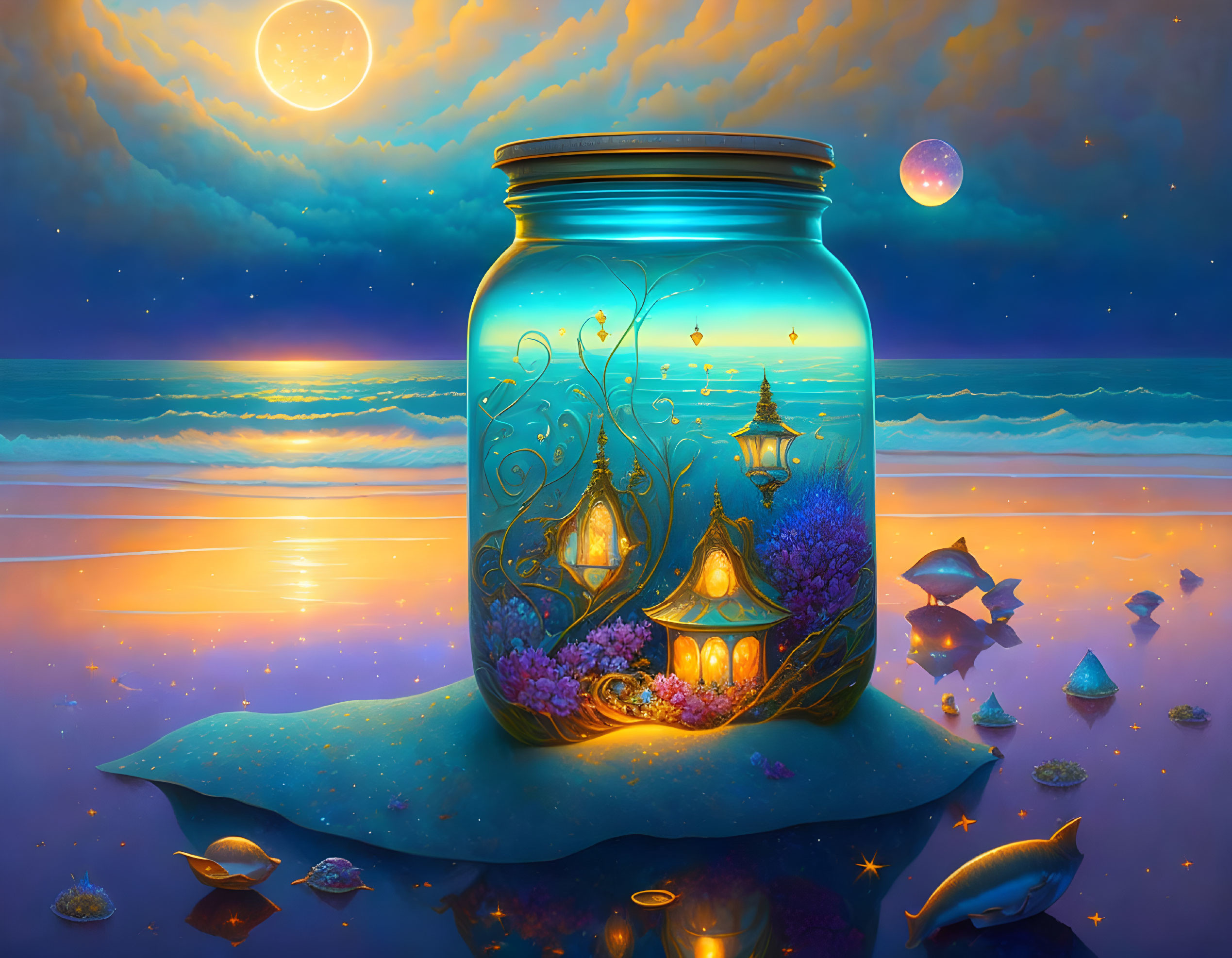 A Jar of dreams,washed ashore