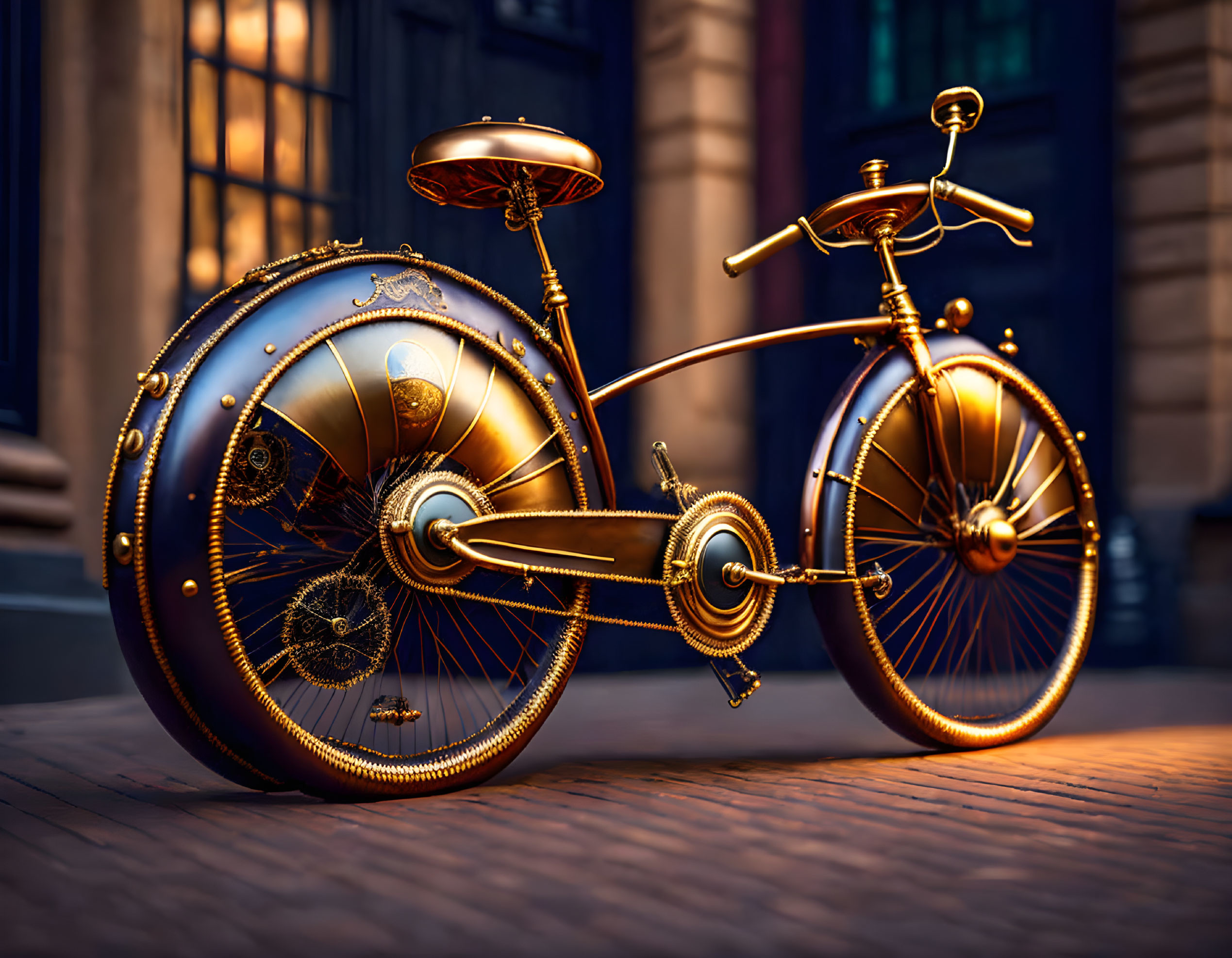 Steampunk bicycle