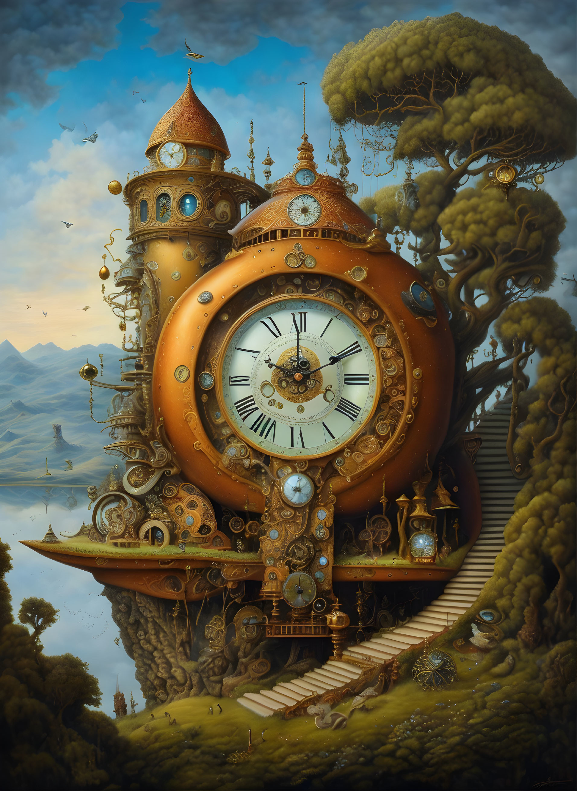  Fantasy clock