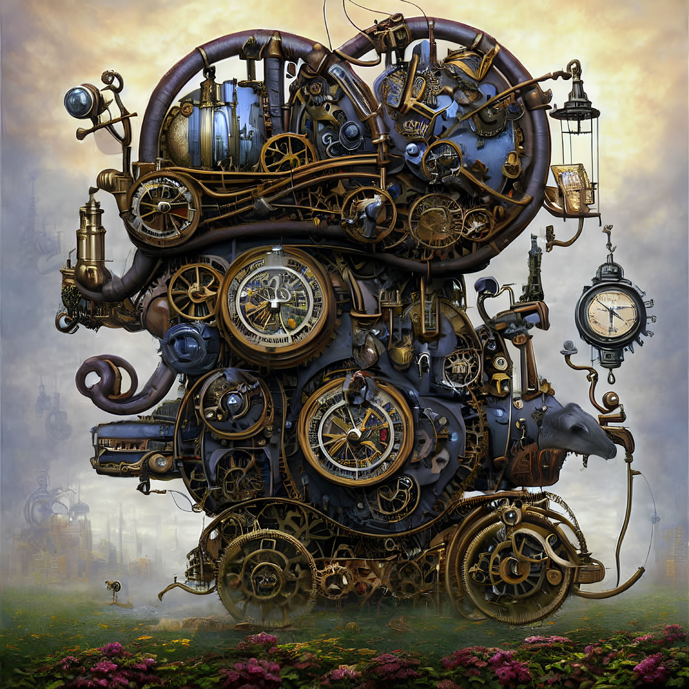 Steampunk machine 