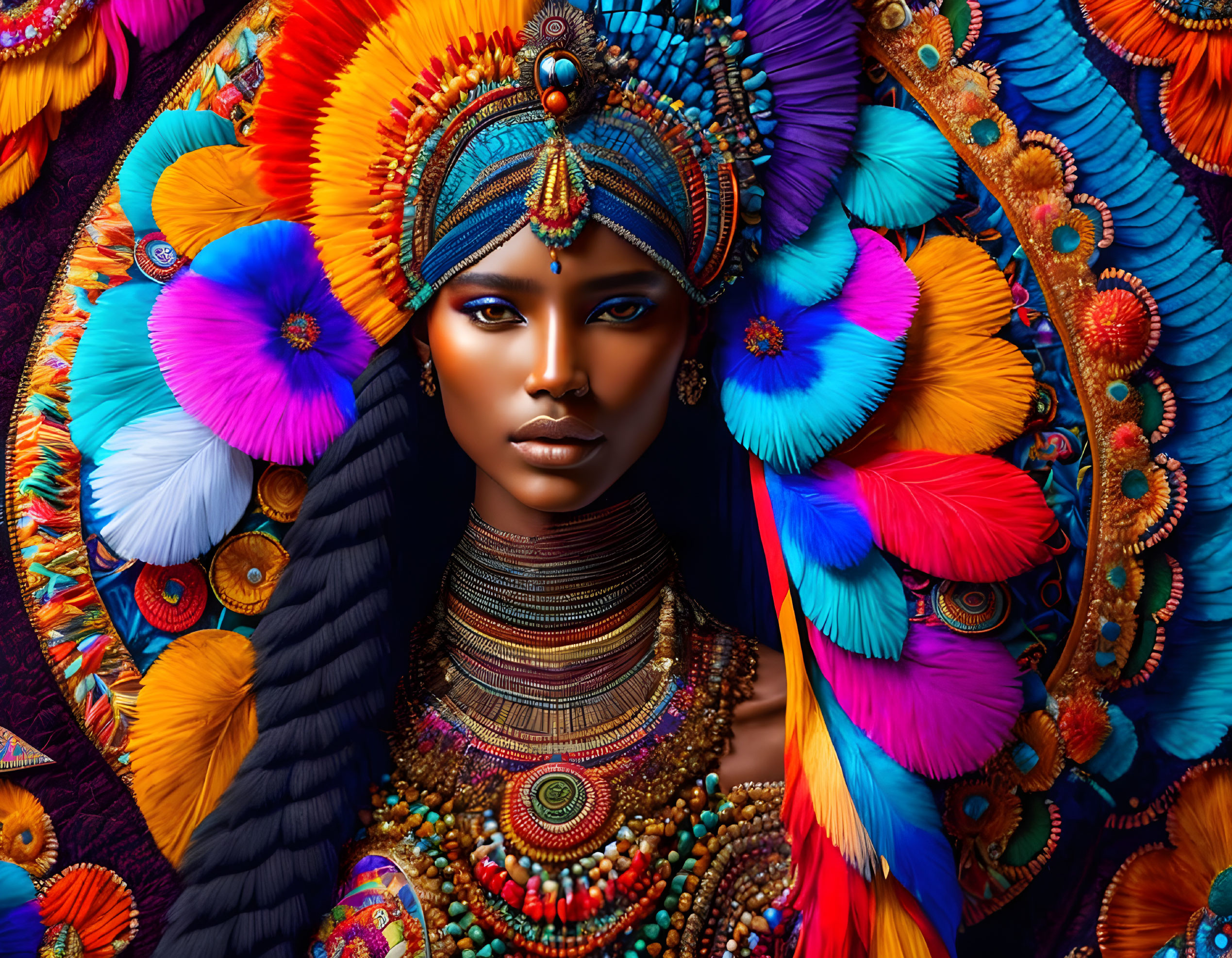 Beautiful tribal girl