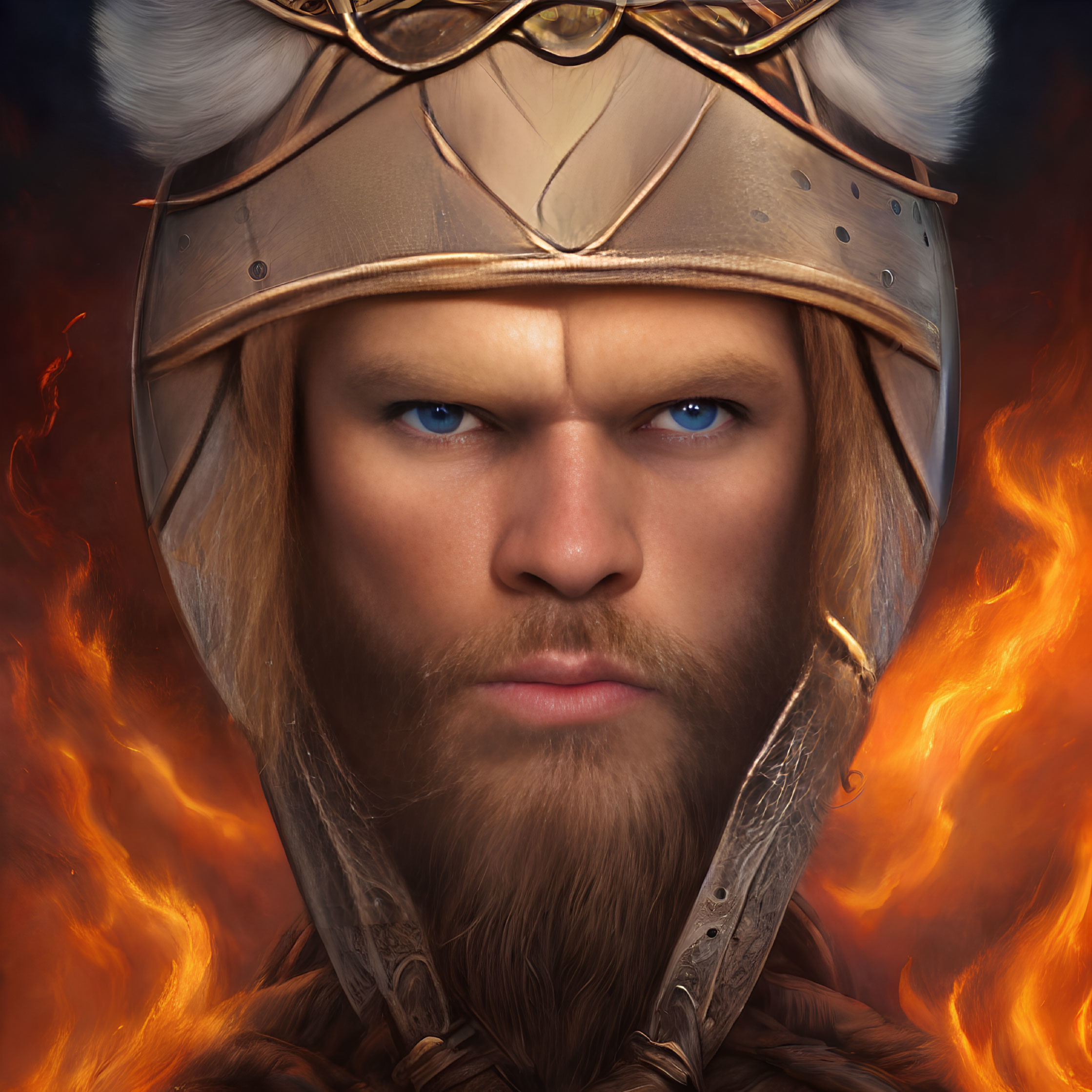 Viking mystical warrior