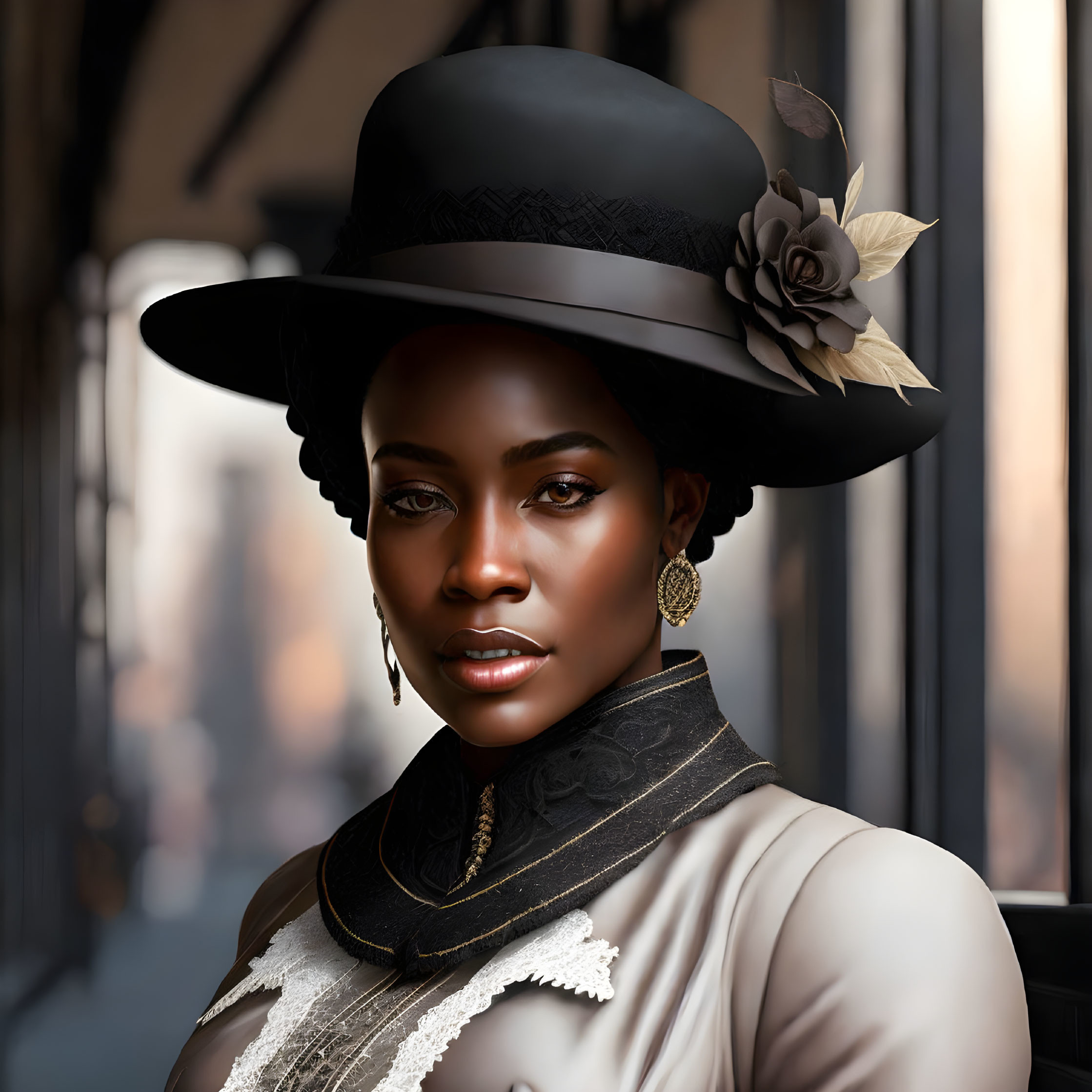 Southern gothic black woman