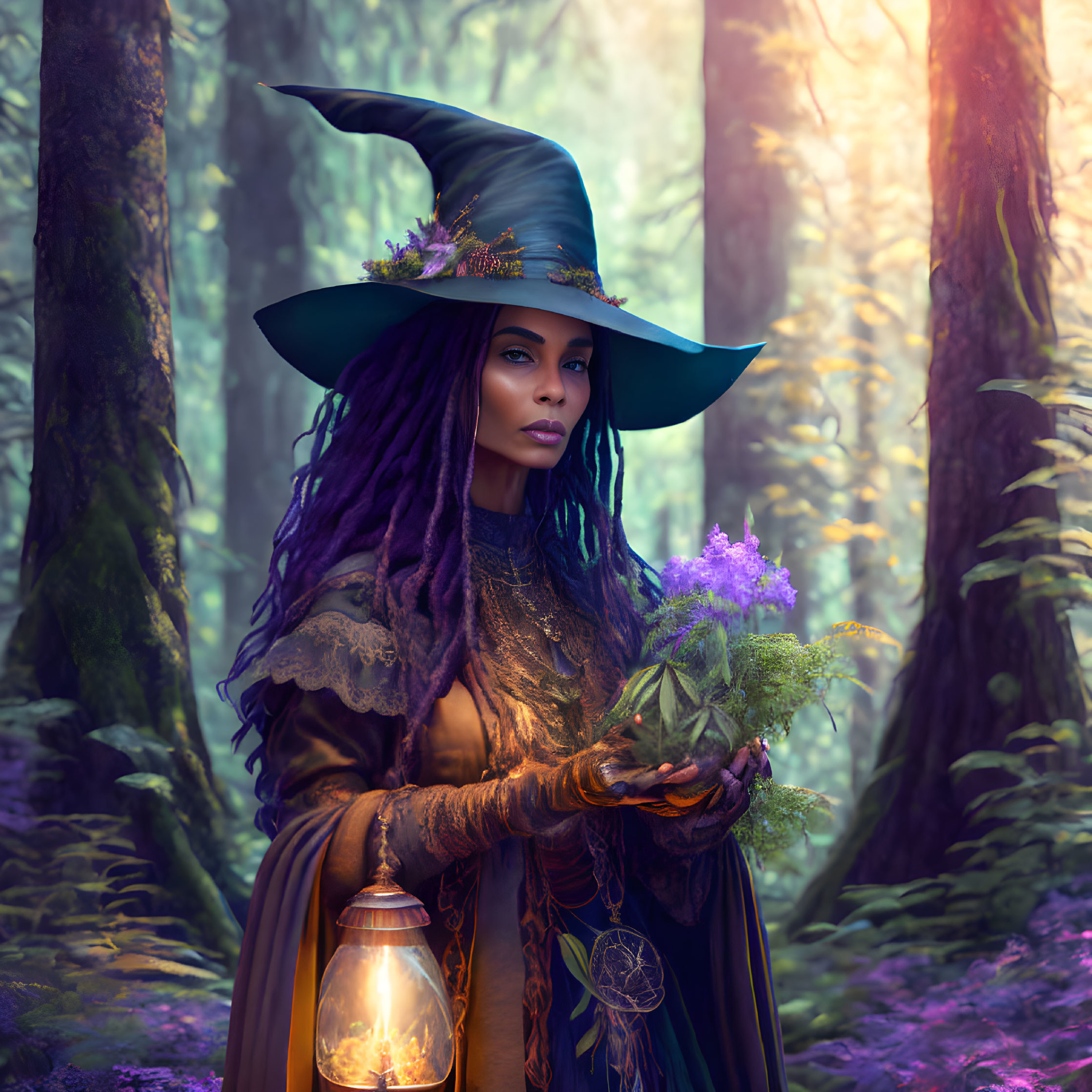 Witch,in the forest