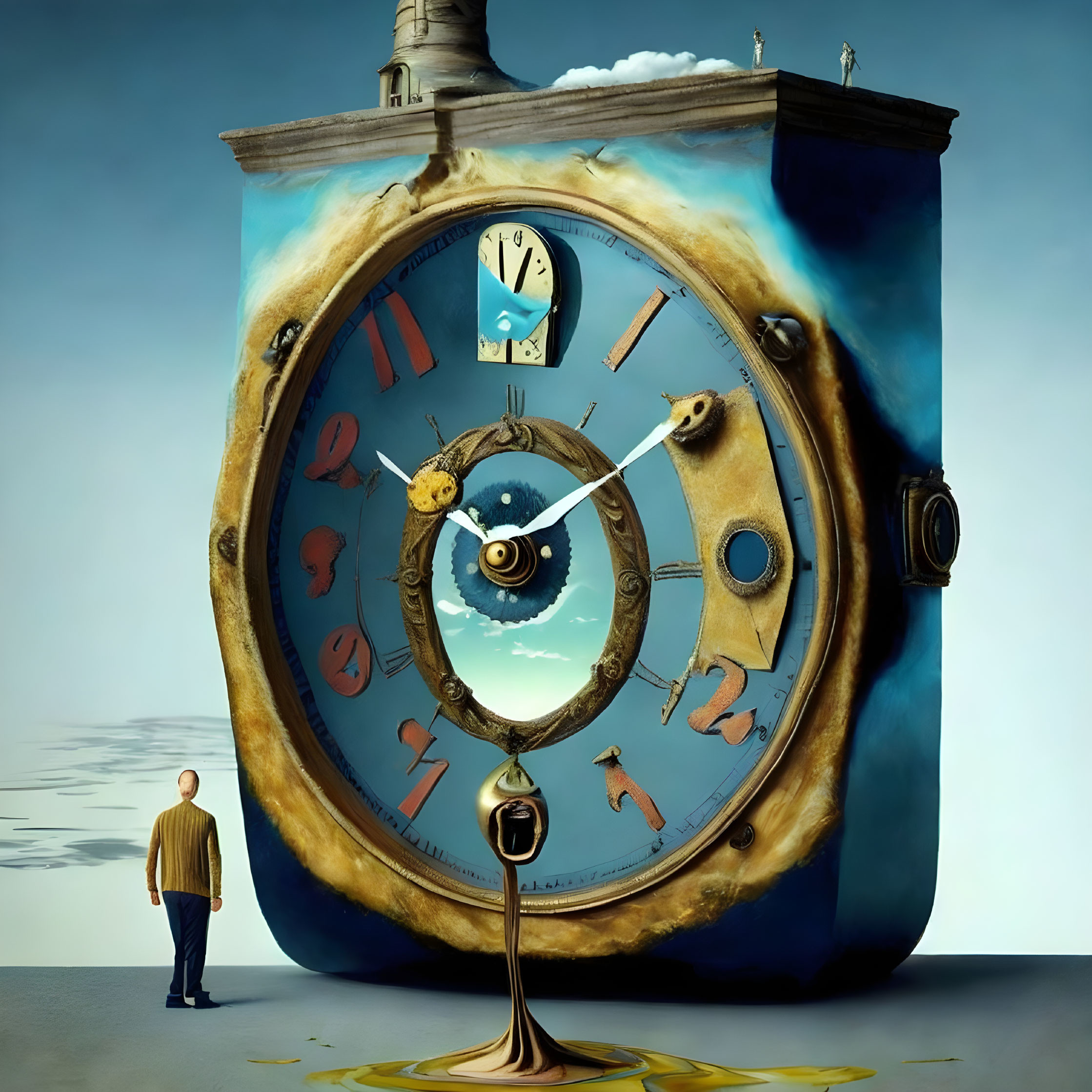  The Persistence of Memory Salvador Dali, clocks