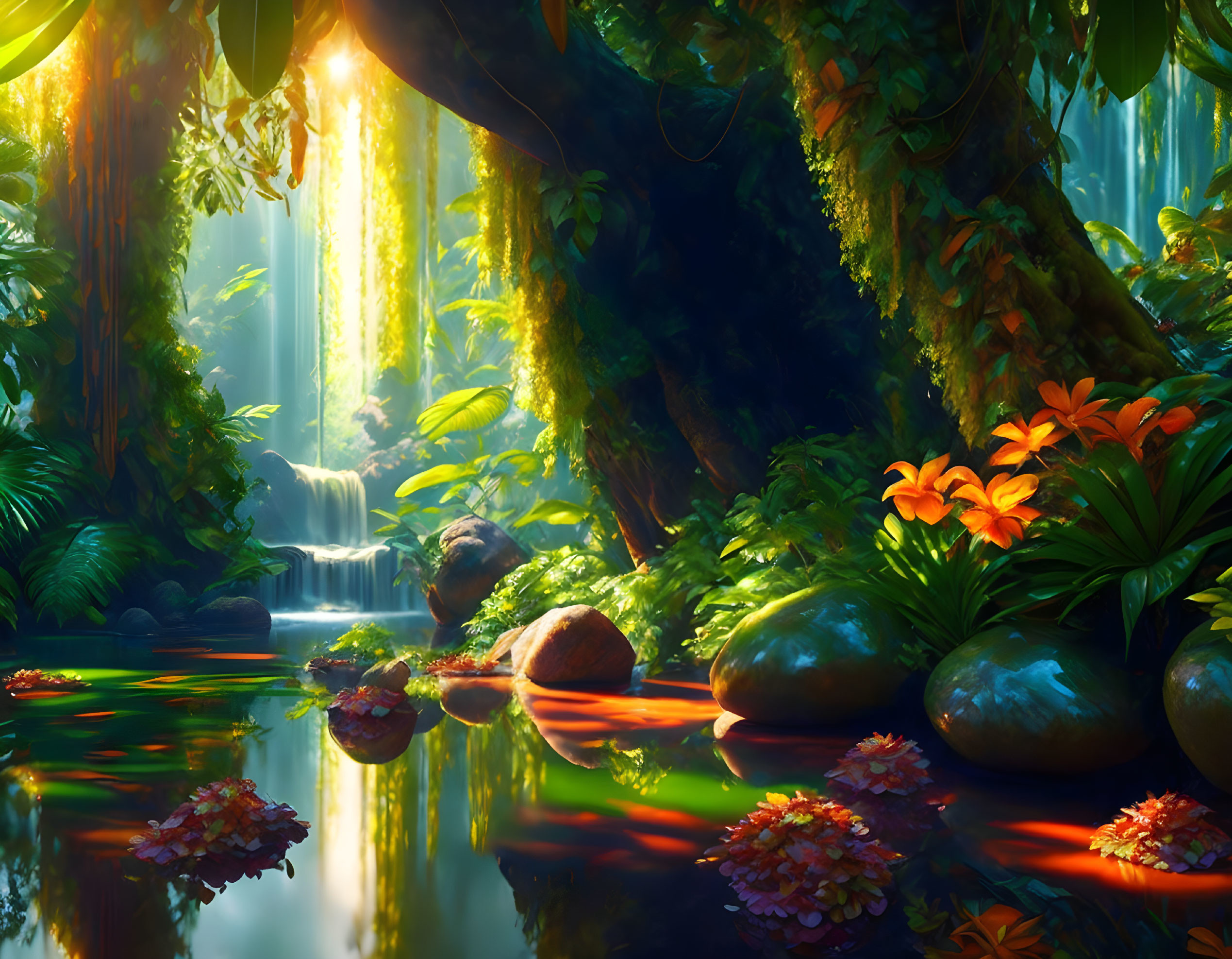 Beautiful image of the jungle