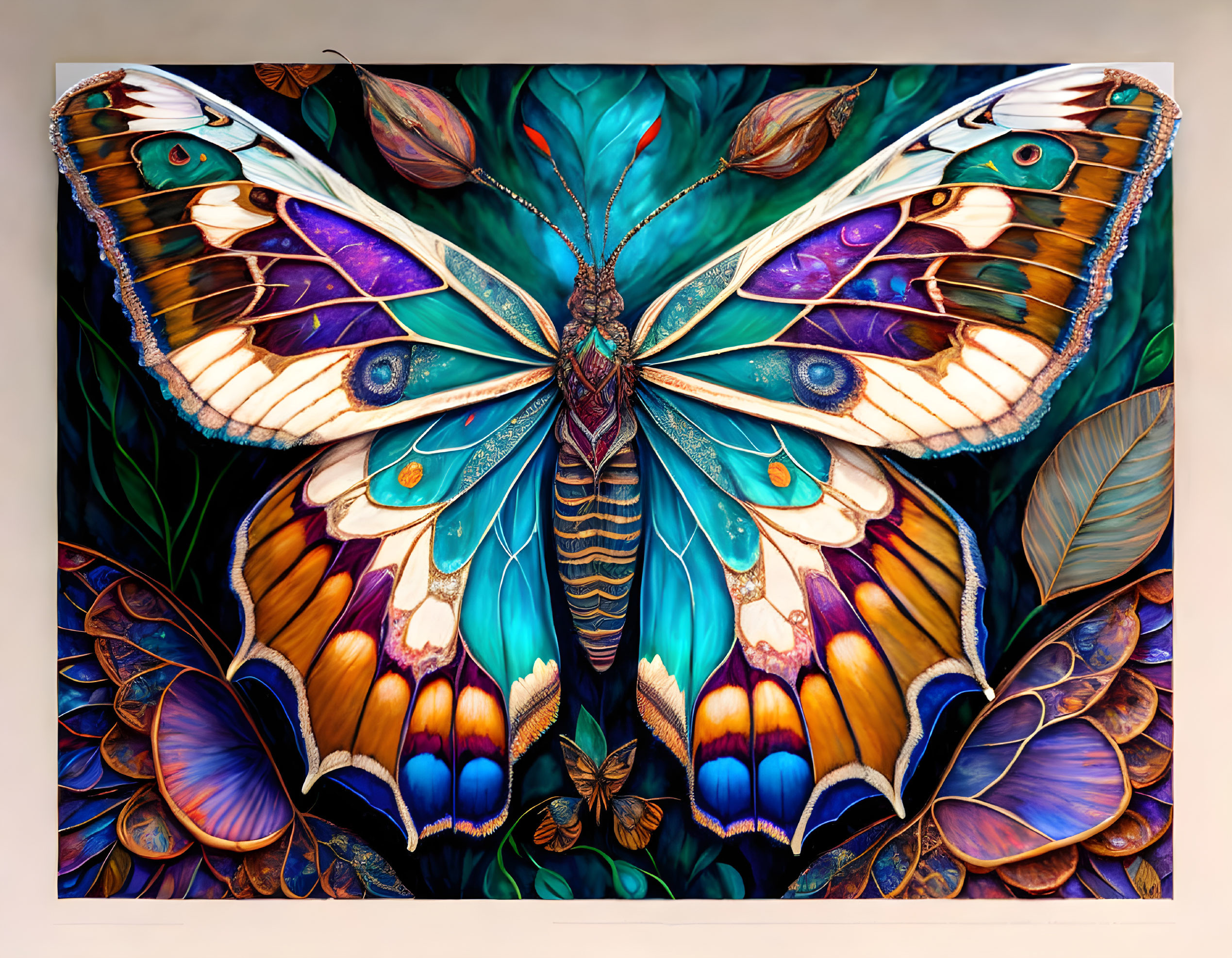 A Beautiful Fantasy Butterfly