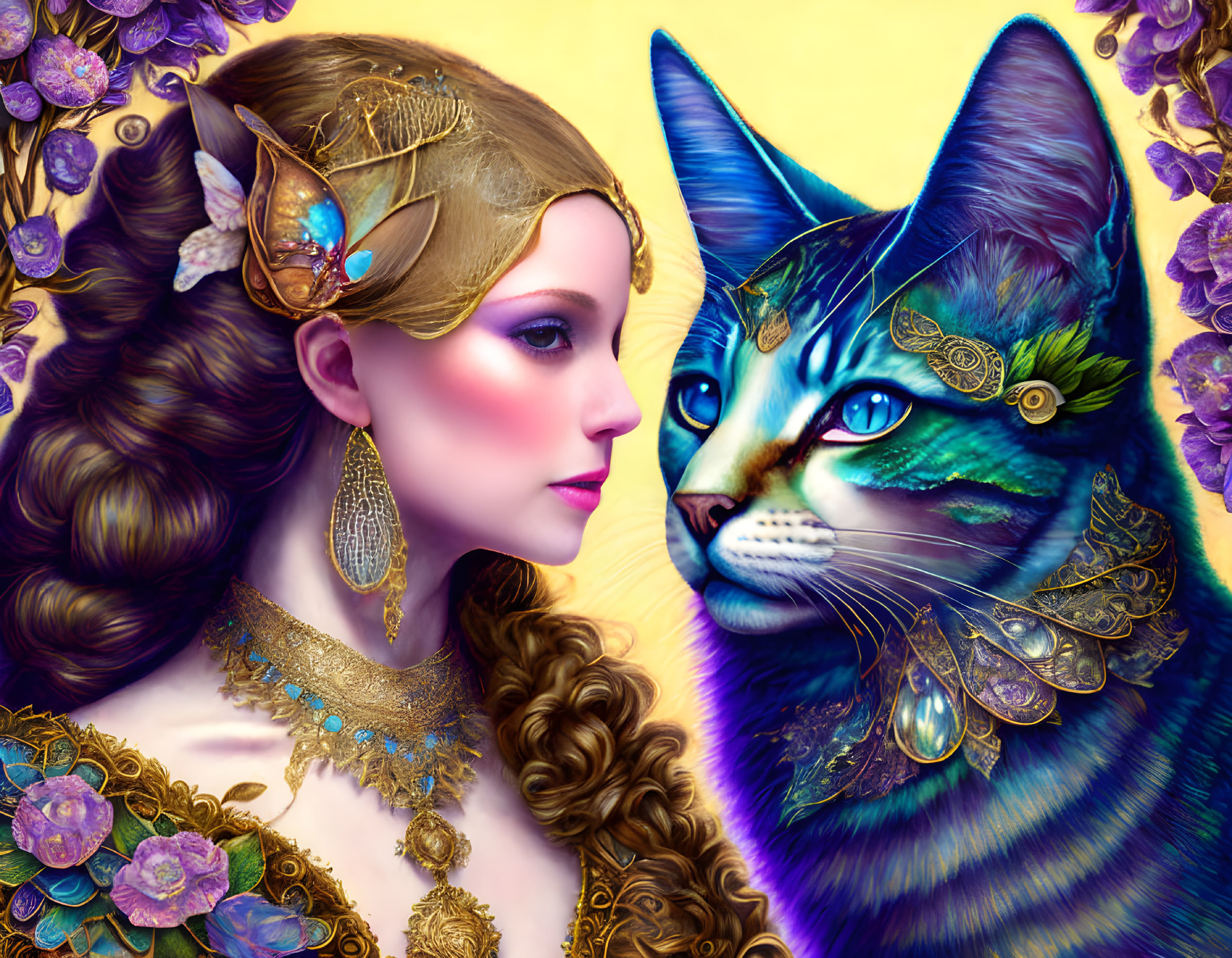 The Fairy Queen meets the King of Cats