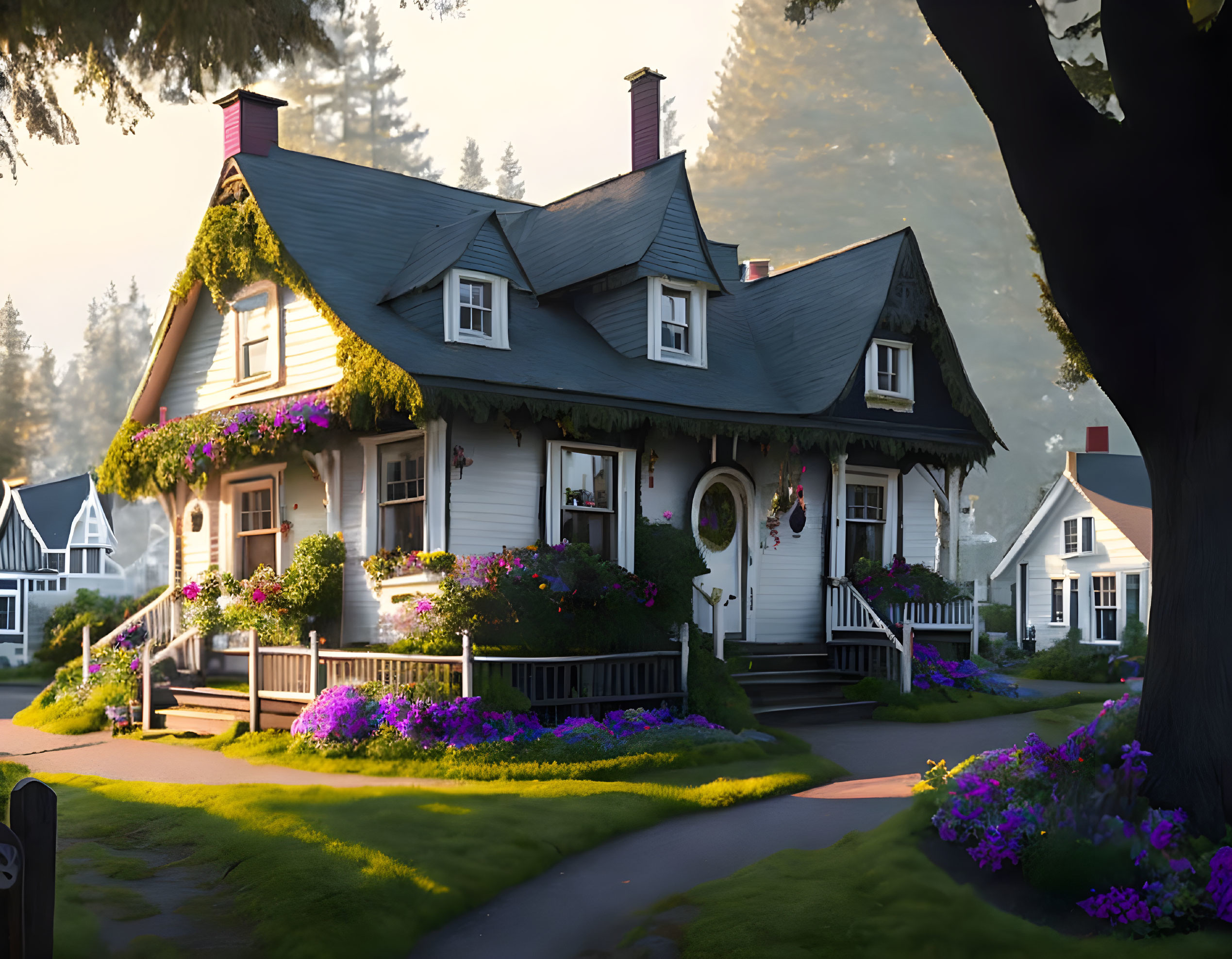 Beautiful house in the village of Storybrooke
