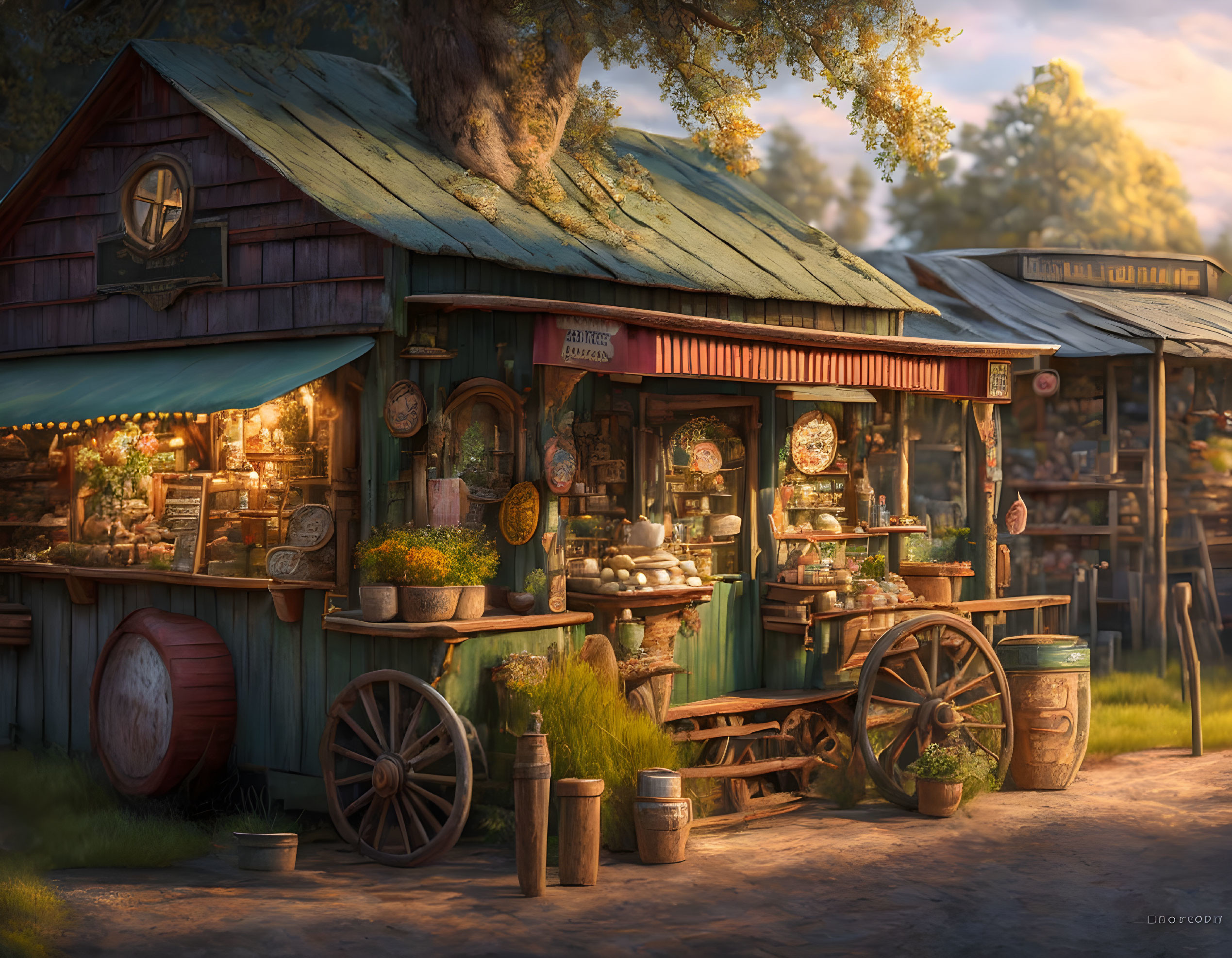 Whimsical Old General Store