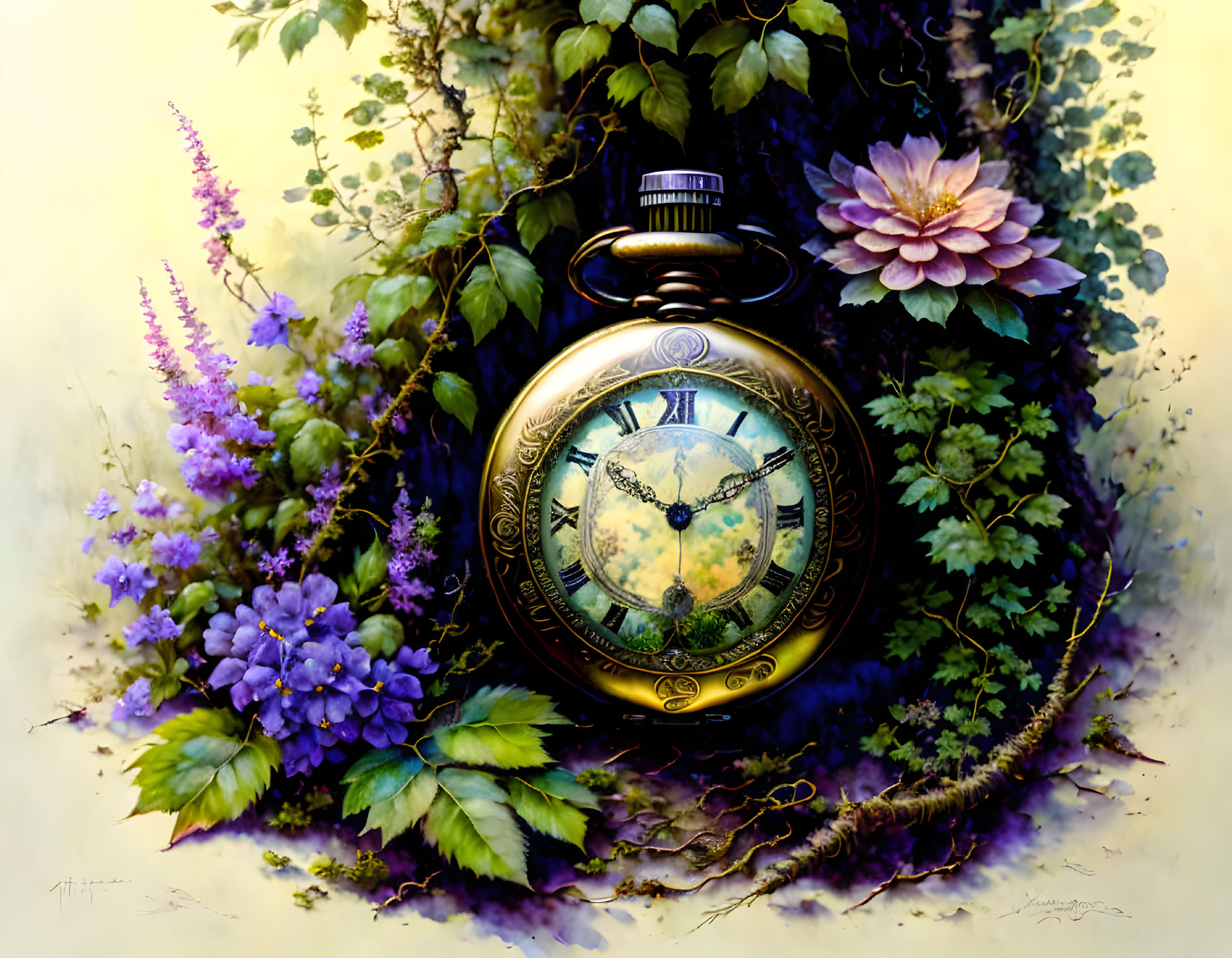  Old Pocket Watch 