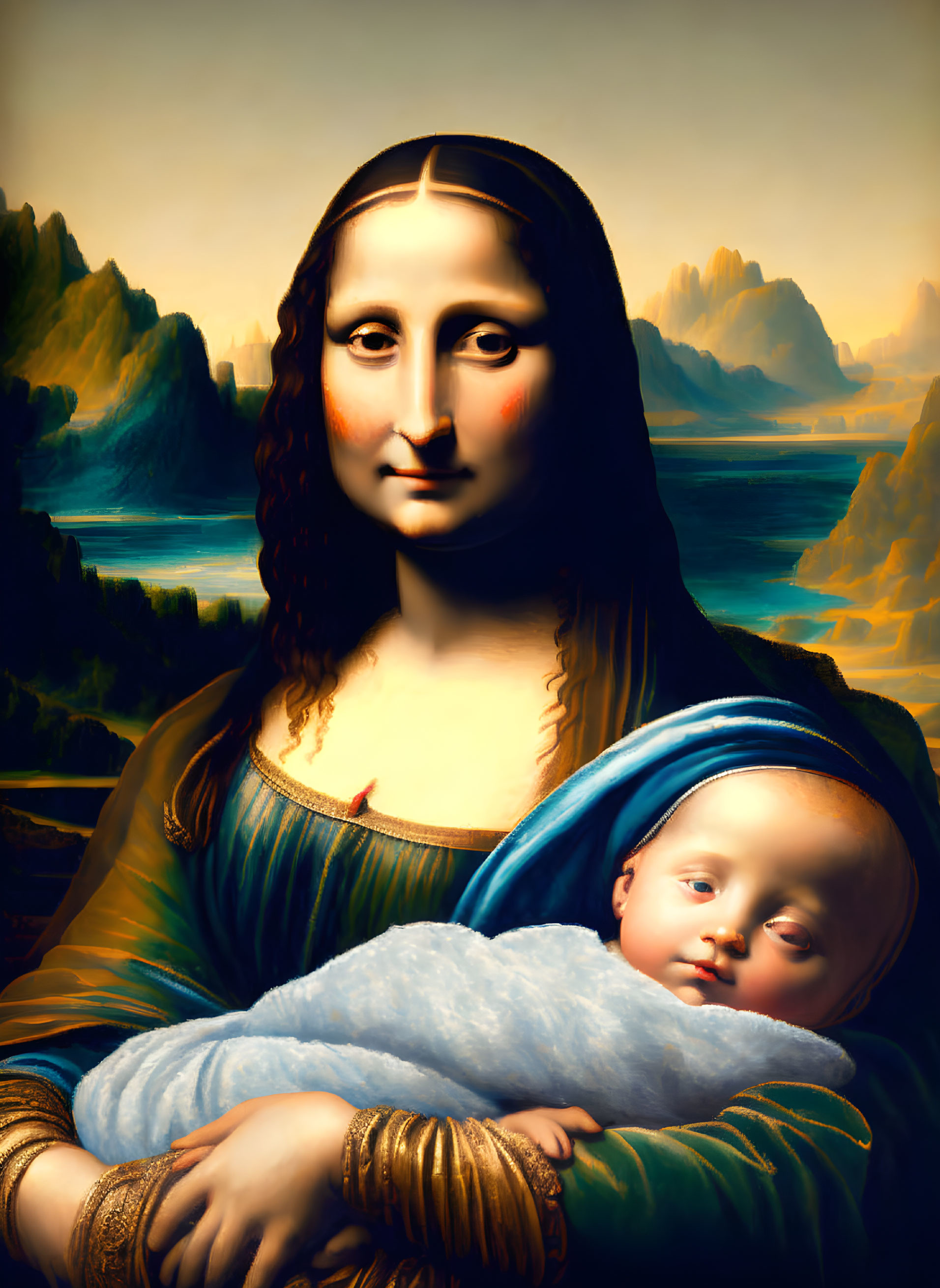 Mona Lisa and Mona Lieschen