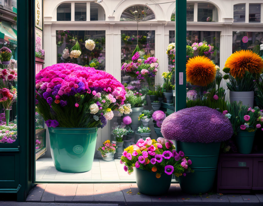 Flower store wondow
