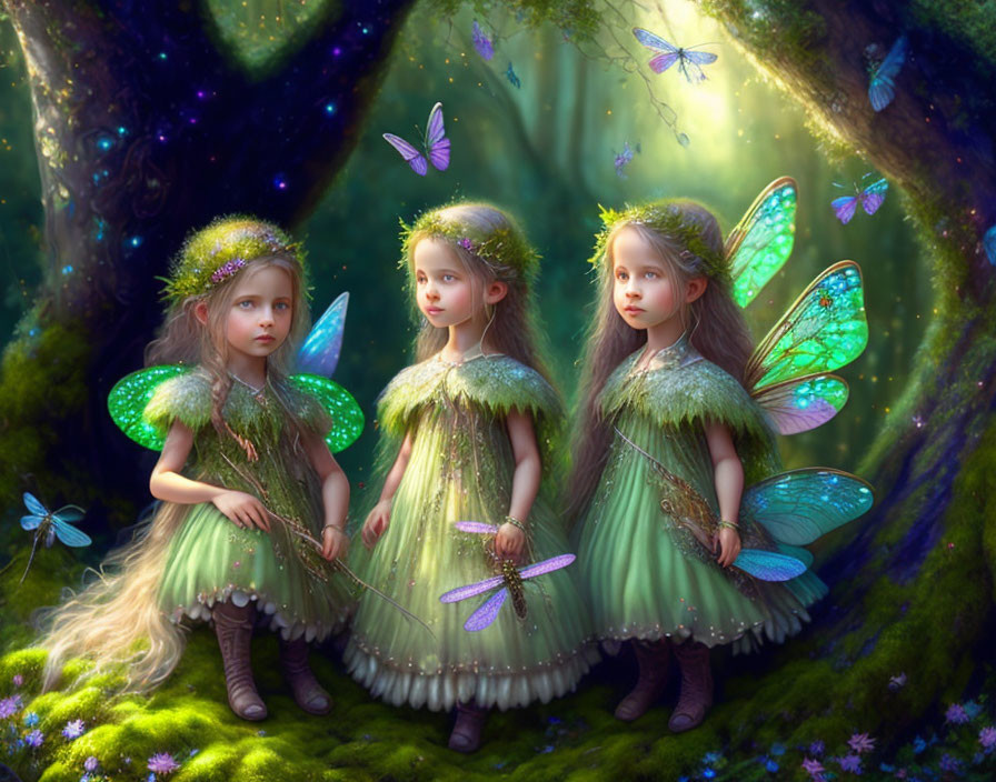 Three little fairies