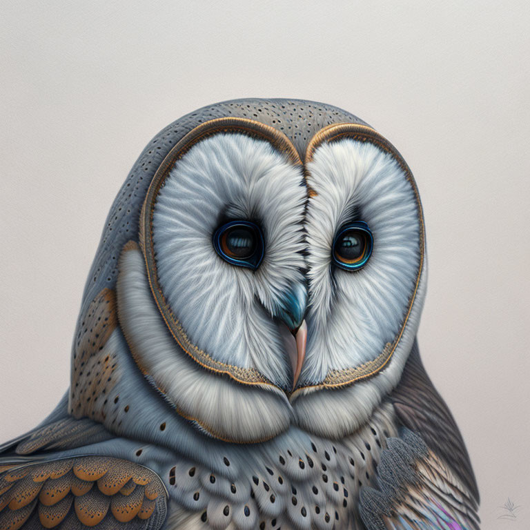 A barn owl portrait 