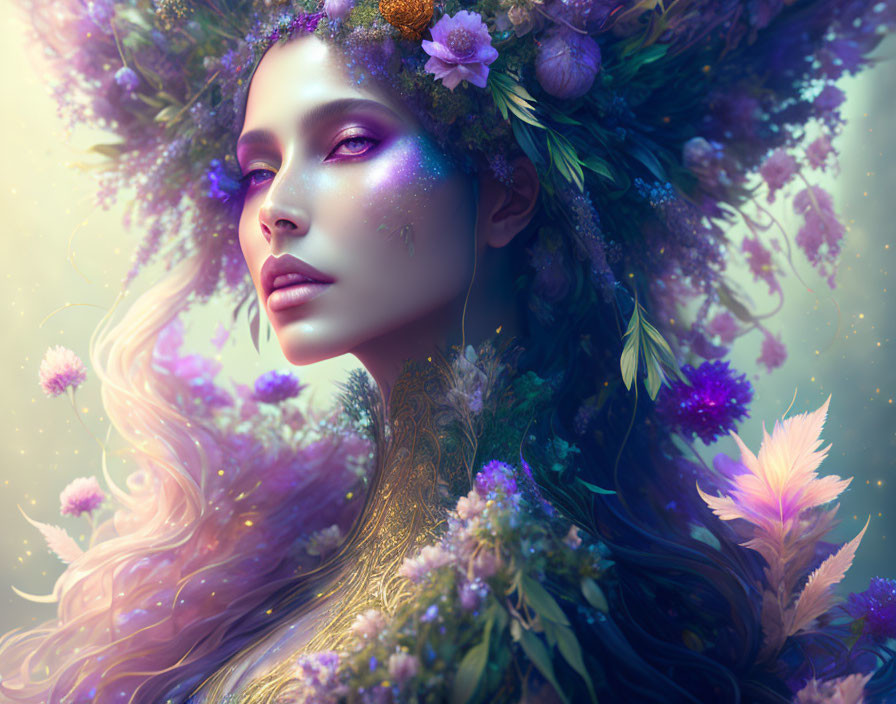 mystical ethereal herbs goddess