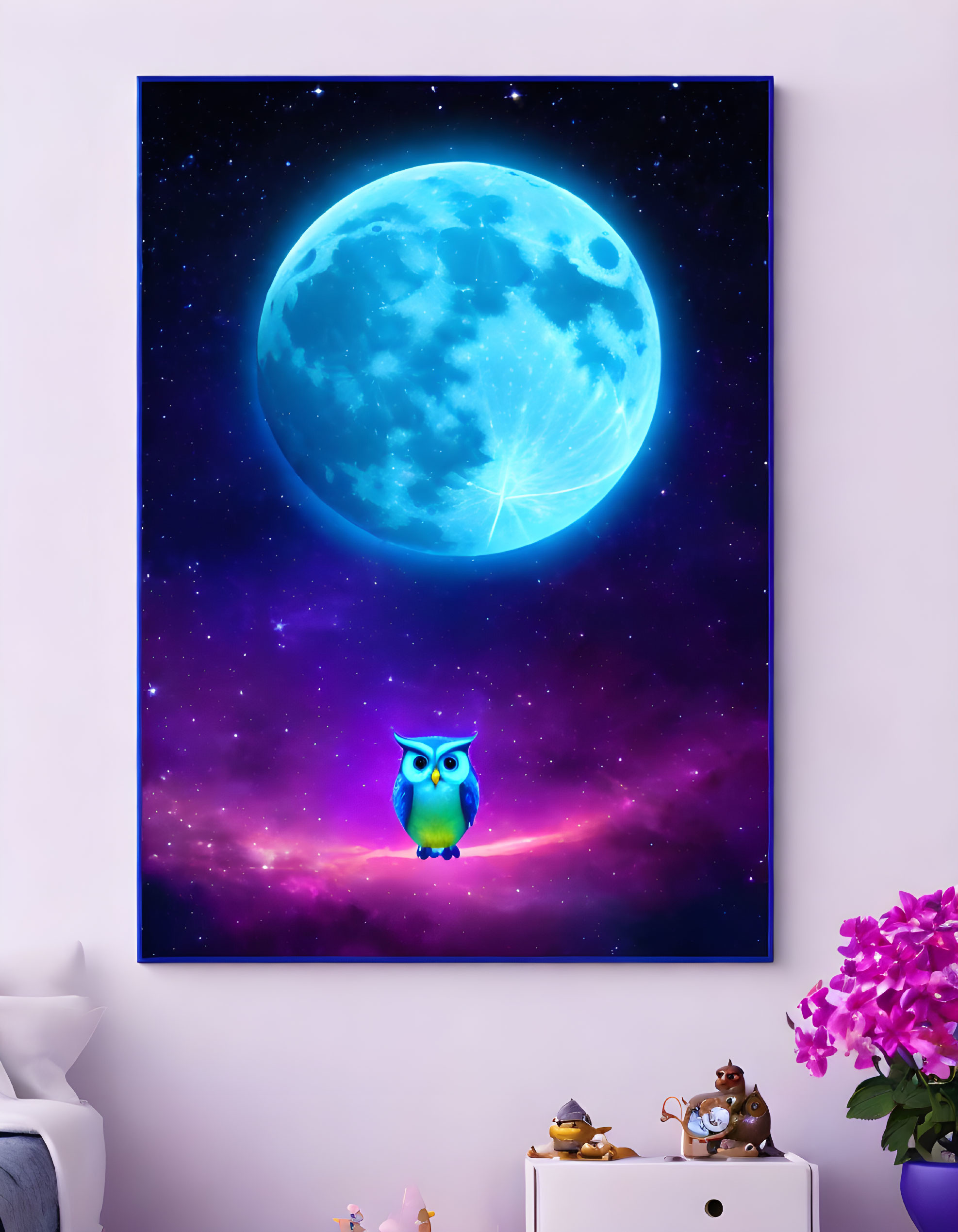 My space owls picture at home