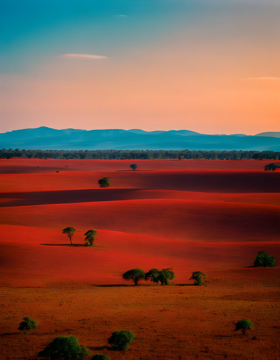 Red earth of the savannah