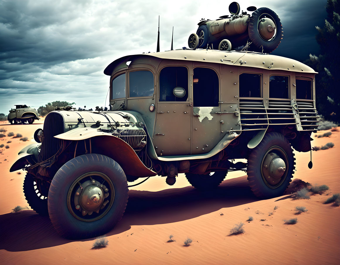 Old war car