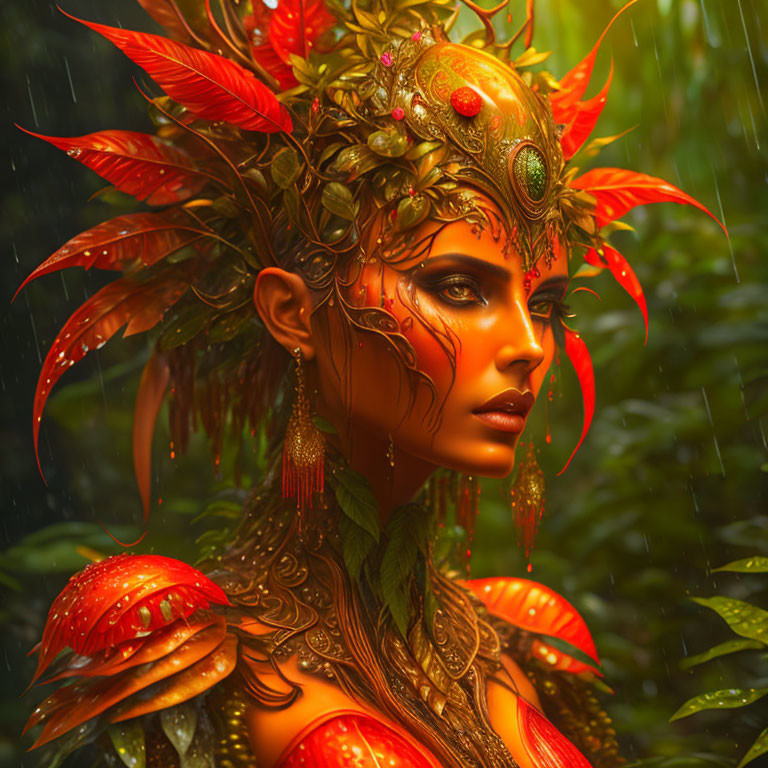 The Red Lady of the Forest