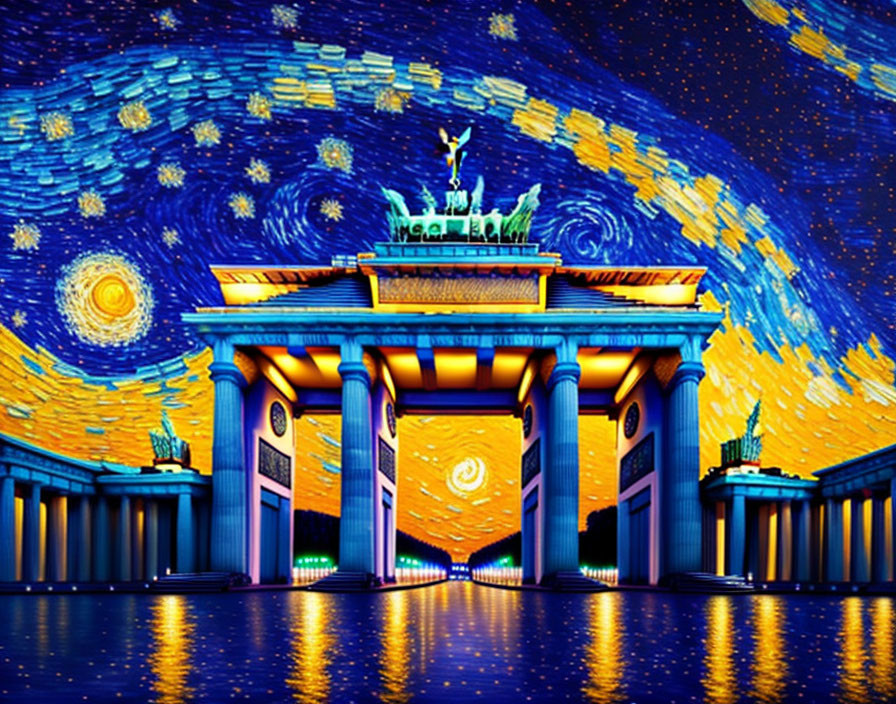 Starry night Berlin