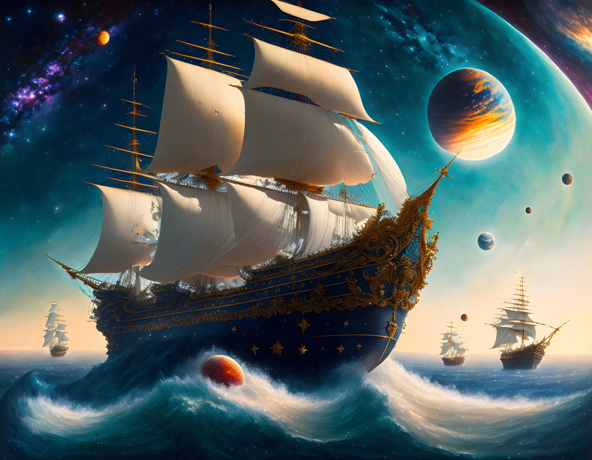  Sailing in the sea of ​​the universe
