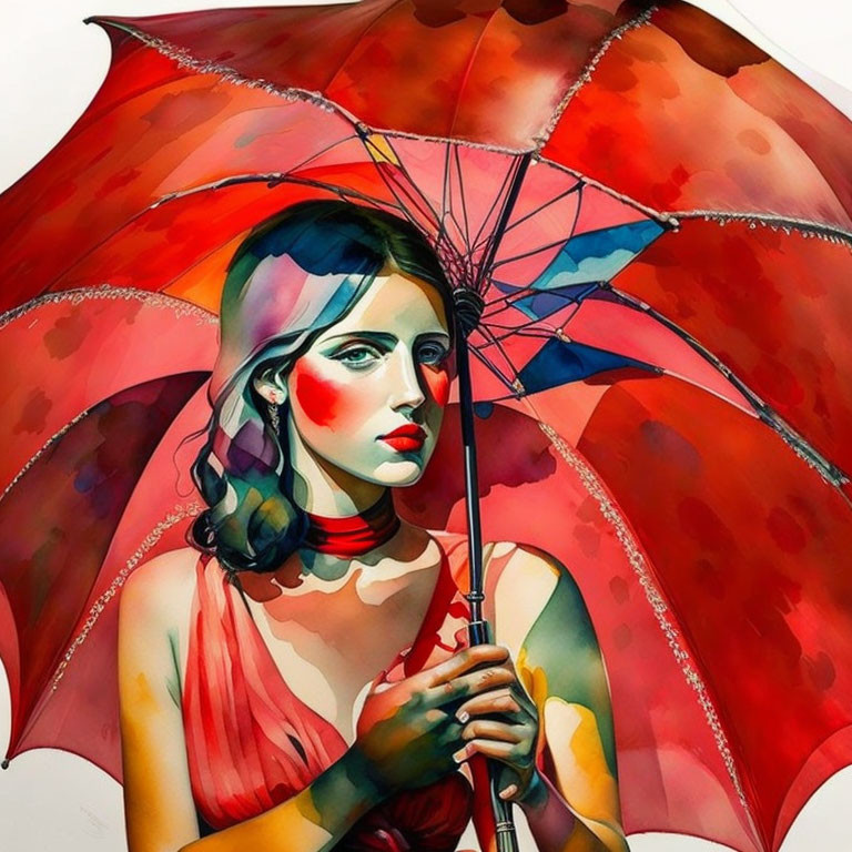 Red Umbrella 