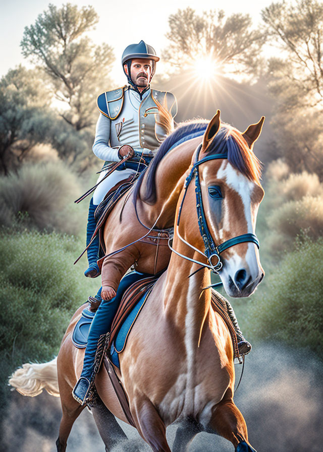 Riding my horse