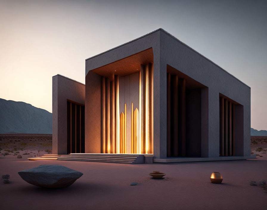 Modern temple - Brutalism