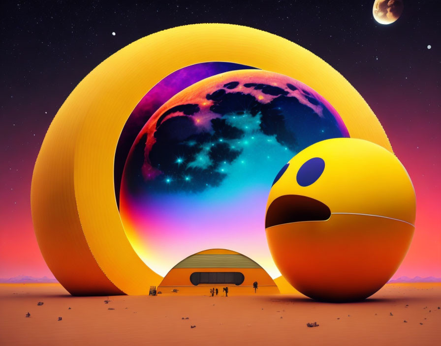 PAC MAN in space
