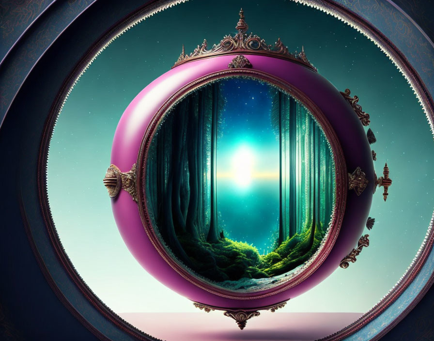 Into the looking glass, hidden world
