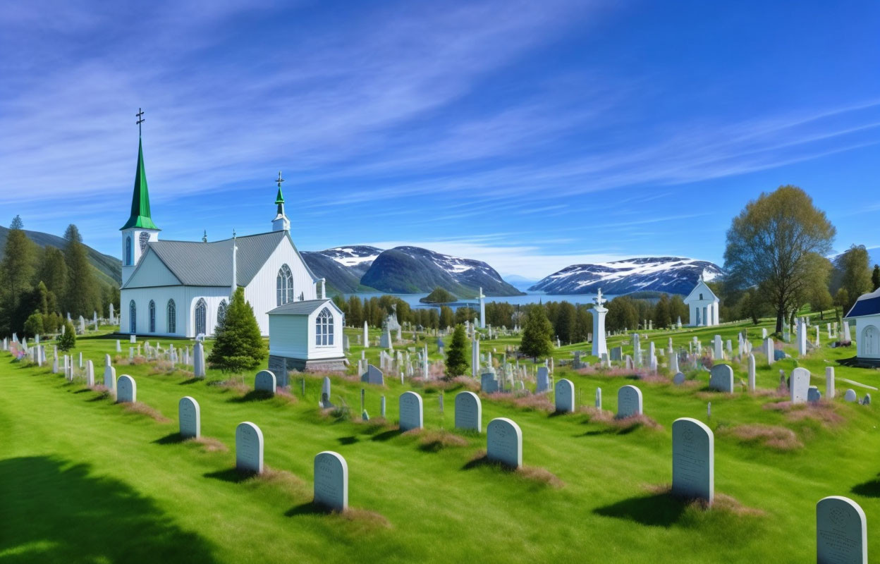 Cemetery in Norway
