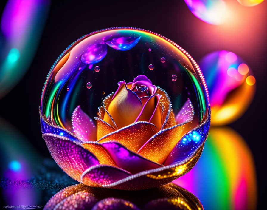 A beautiful Glass FLOWER 