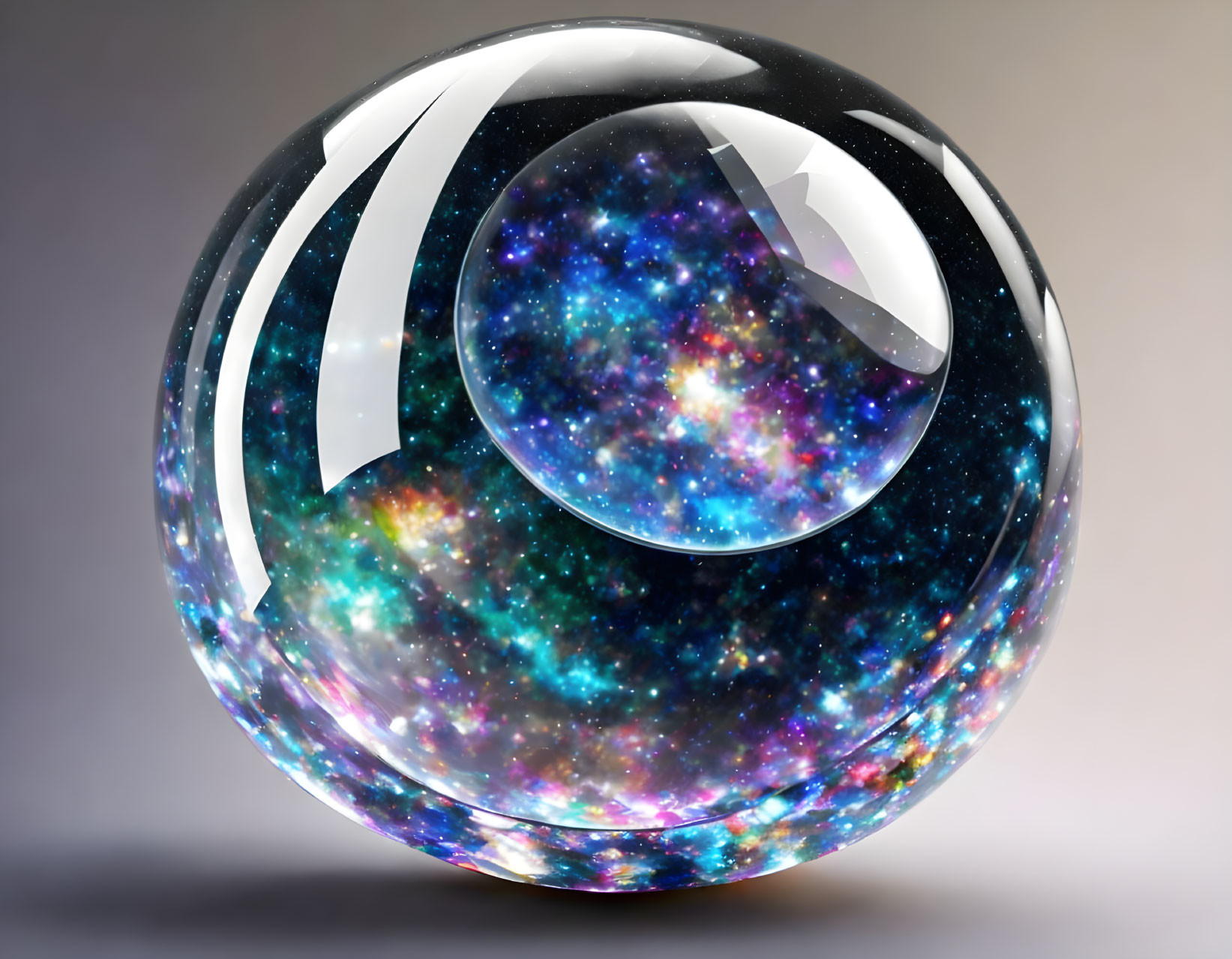 universe in glassball