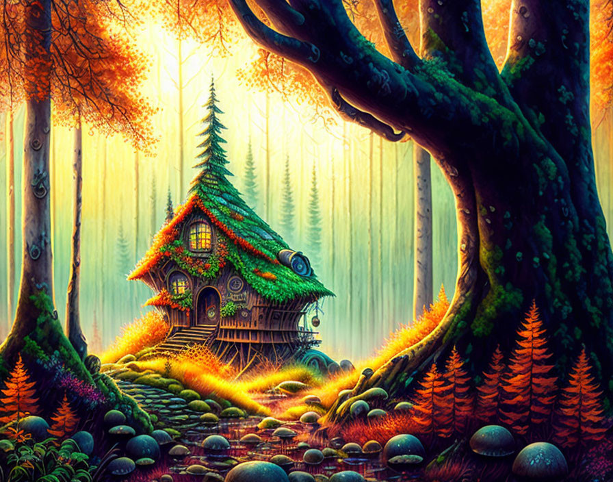 beautiful tree house