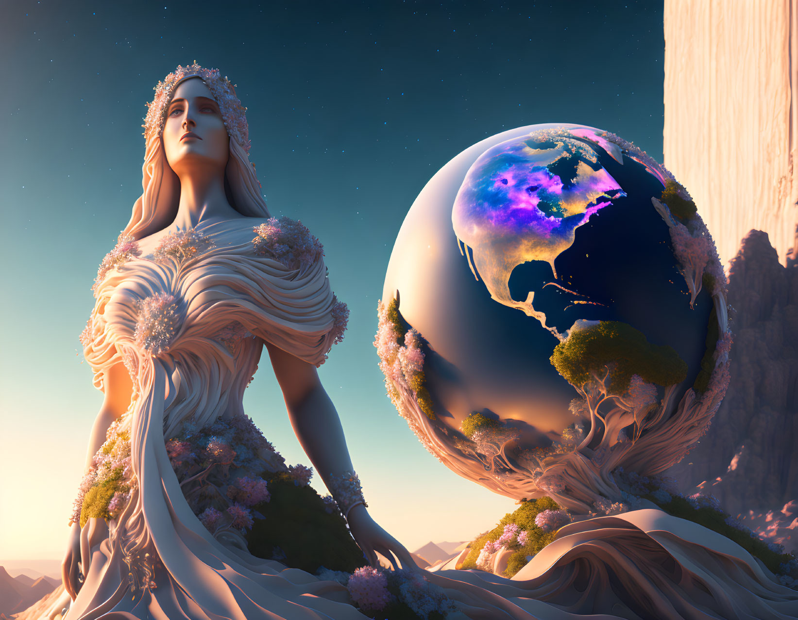   The Mother of Earth, a concerned Mother 