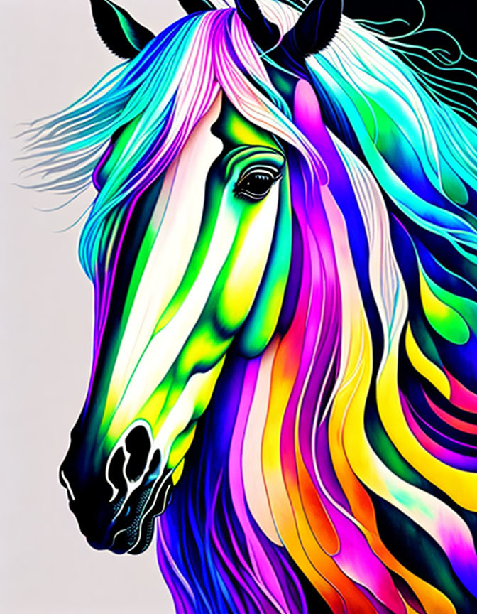 pop art horse