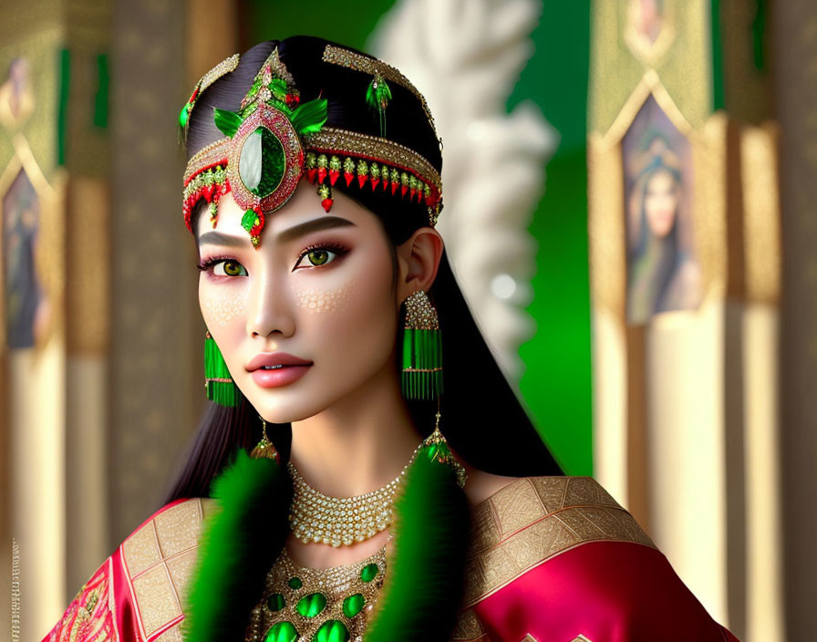 Bright Asian Princess