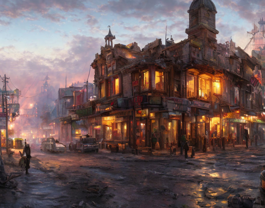 Post Apocalyptic Western Town