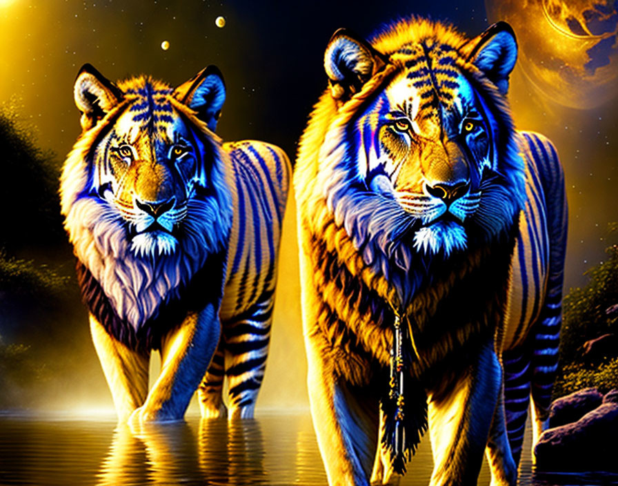 Spiritual Indian Tigers