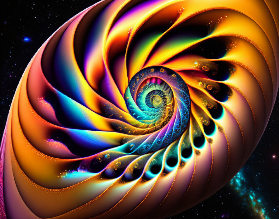 Fibonacci in the space