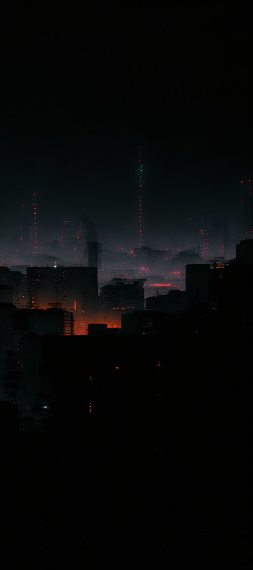 Night city view 
