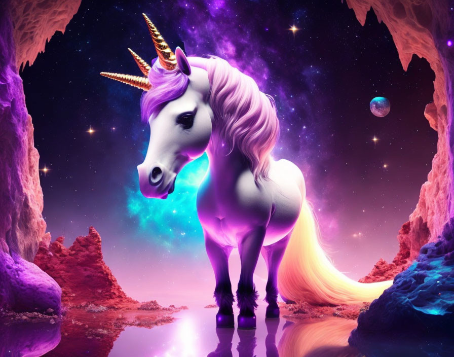 majestic space horse