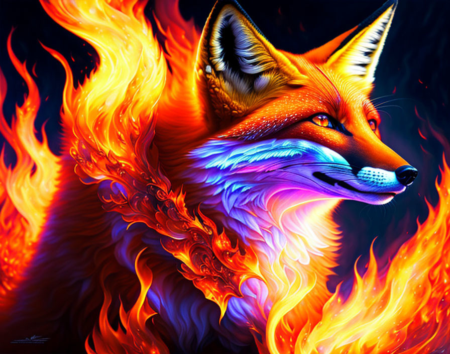Fox fire god