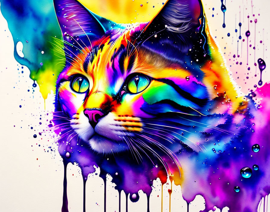 Oil Painting cat