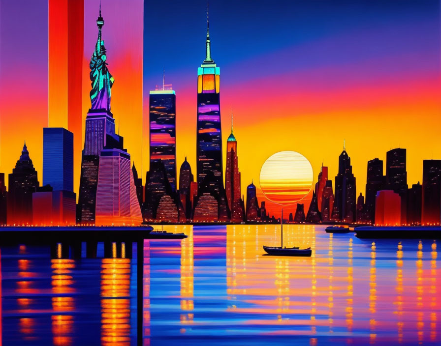 new York sunset