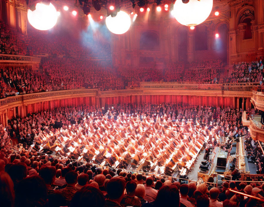 Orchestra in the Royal Albert Hall